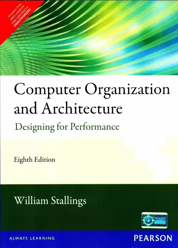 Computer Organization and Architecture 8th Edition for computer science