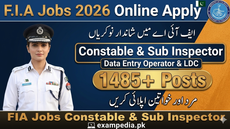 FIA Jobs 2026 apply online Federal Investigation Agency vacancies in Pakistan